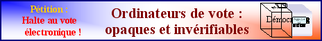 Pétition pour le maintien du vote papier